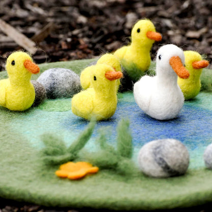 Duck Pond Felt Playscape - Round