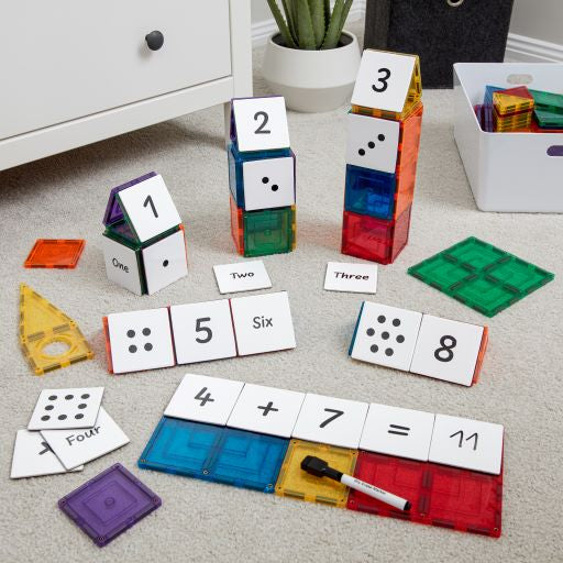 Magnetic Tile Topper - Numeric Pack