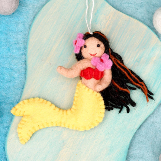 Felt Little Mermaid Hanging