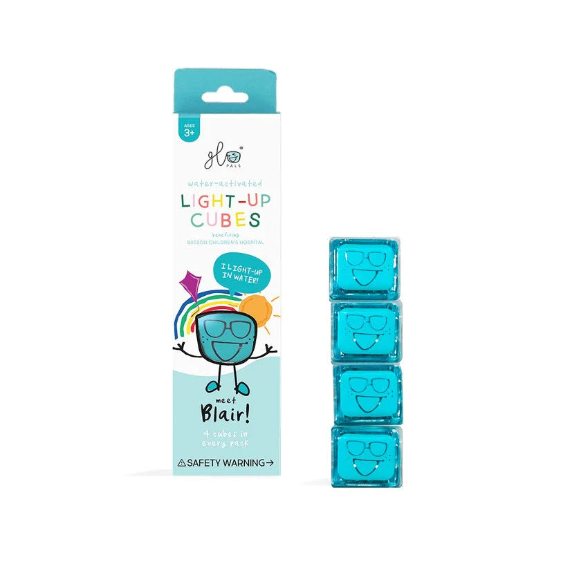 Glo pals - water activated light up cubes