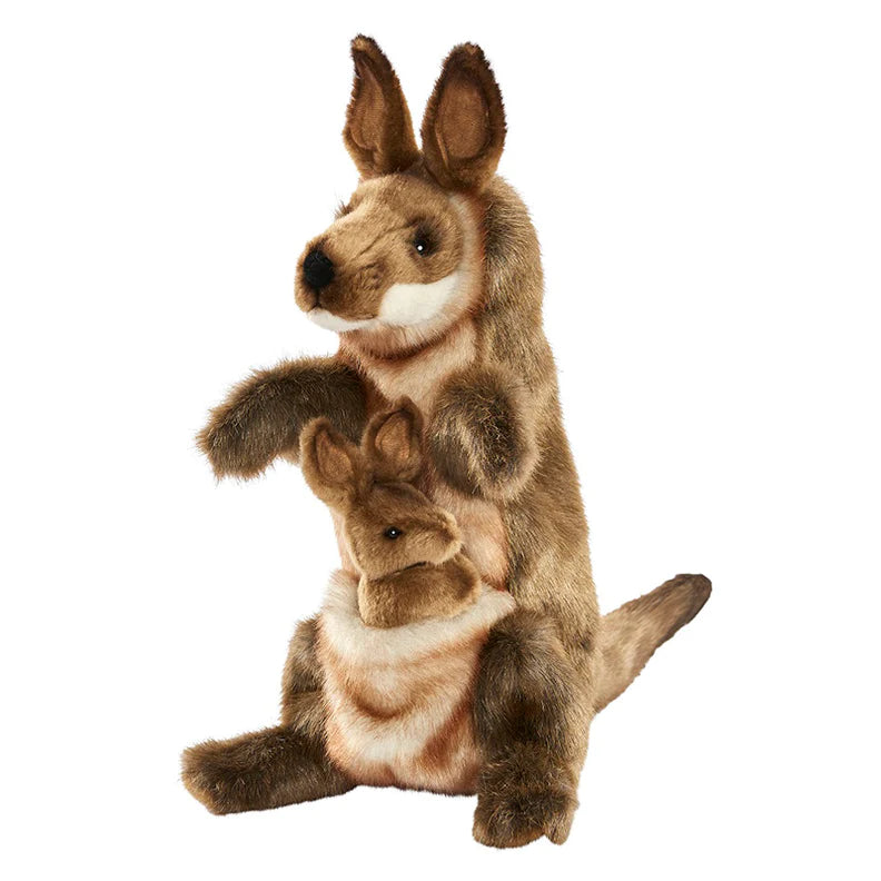 Kangaroo and Joey Puppet