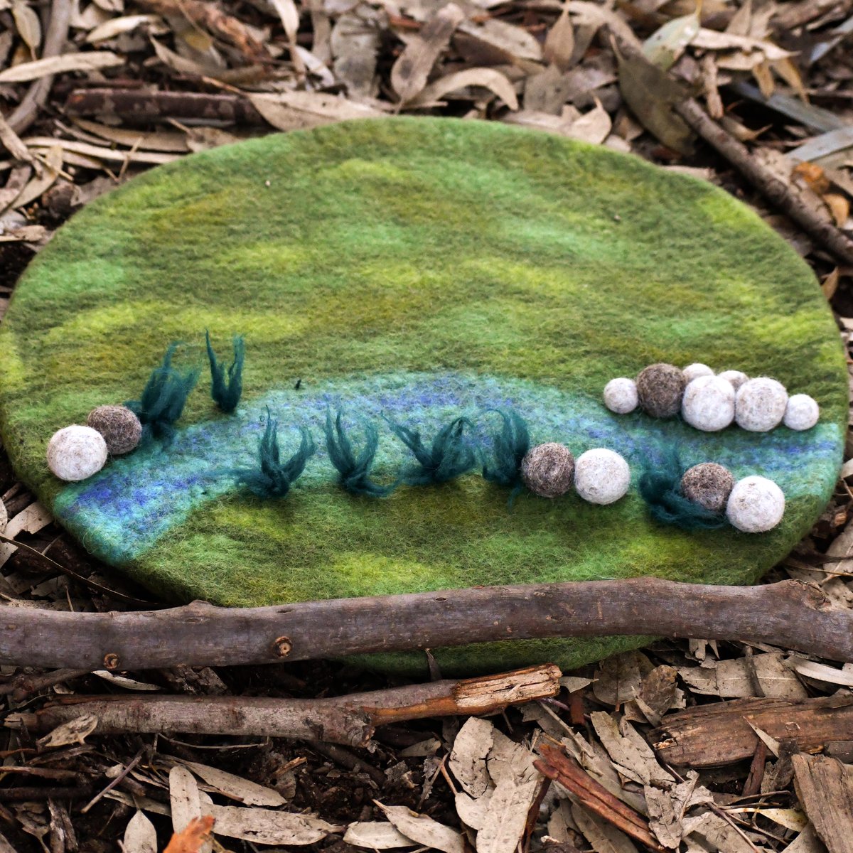 River Felt Playscape - Round