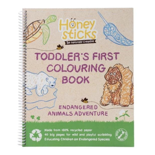 Endangered Animals Toddler's First Colouring Book